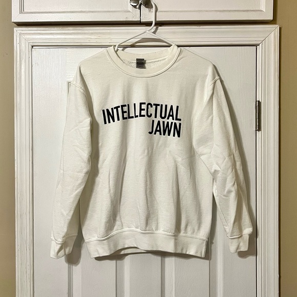 ‼️ NAME YOUR PRICE /// DONATING THU 5/11 ‼️INTELLECTUAL JAWN Crewneck Sweatshirt - Picture 2 of 2